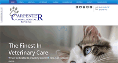 Desktop Screenshot of carpentervet.com